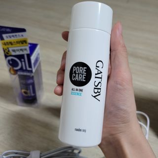 [갸스비] 명불허전, 남성을 위한 브랜드 갸스비의 올인원, 폼클렌징, 헤어오일 3종 — 5점을 준 리뷰어가 2021년 4월 올린 사용 사진