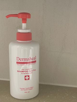 더마힐 헤어 컨디셔닝 샴푸 릴렉스 500ml — 5점을 준 리뷰어가 2021년 1월 올린 사용 사진