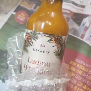 H365 [Kaskein Luomutyrniglögi] 핀란드 전통 무알콜 멀드와인 시벅톤 글로기 — 5점을 준 리뷰어가 2021년 5월 올린 사용 사진