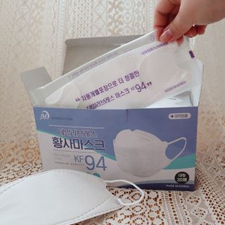 데일리브레스황사마스크KF94대형 데일리브레스 황사방역마스크 KF94 대형 — 5점을 준 리뷰어가 2021년 4월 올린 사용 사진