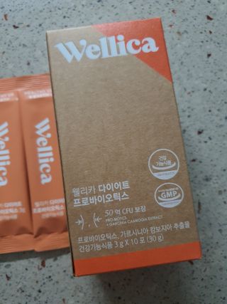 웰리카 다이어트 프로바이오틱스 10포 — 3점을 준 리뷰어가 2021년 3월 올린 사용 사진