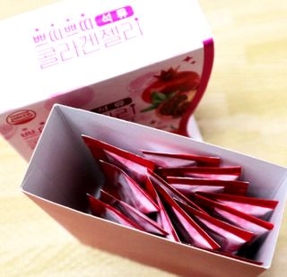 헬스업_쁘띠쁘띠석류콜라겐젤리_20g x 14포 — 5점을 준 리뷰어가 2021년 1월 올린 사용 사진