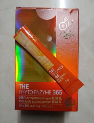 [닥터루템]맛있는 파인애플맛 과채효소 THE파이토엔자임365 1box (30포) — 4.5점을 준 리뷰어가 2022년 9월 올린 사용 사진