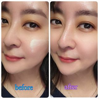 아이코이 디펜더 미백 크림 수분 기미잡티 수부지 색소침착 — 5점을 준 리뷰어가 2022년 12월 올린 사용 사진