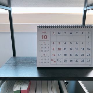 리훈 2023년 레트로 인테리어 벽달력 + 탁상달력 — 5점을 준 리뷰어가 2022년 10월 올린 사용 사진