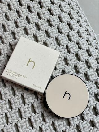 하멜 비건 아쿠아 글로우 제로핏 쿠션 — 4점을 준 리뷰어가 2022년 8월 올린 사용 사진