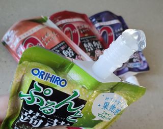 ORIHIRO 오리히로 곤약젤리 제로칼로리 130g 4종 4팩(맛별로 1팩씩) — 5점을 준 리뷰어가 2023년 1월 올린 사용 사진