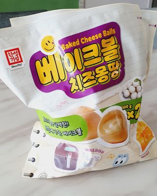 한성기업 베이크볼 치즈몽땅 300g x 2봉 — 5점을 준 리뷰어가 2021년 9월 올린 사용 사진