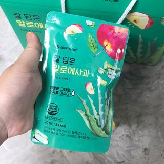 서울약사신협 잘 담은 알로애사과_70ml x 30포 — 4.5점을 준 리뷰어가 2021년 9월 올린 사용 사진