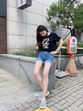 더그린랩 WOMEN SPORTY 22 CROP SHORT SLEEVE — 5점을 준 리뷰어가 2023년 6월 올린 사용 사진