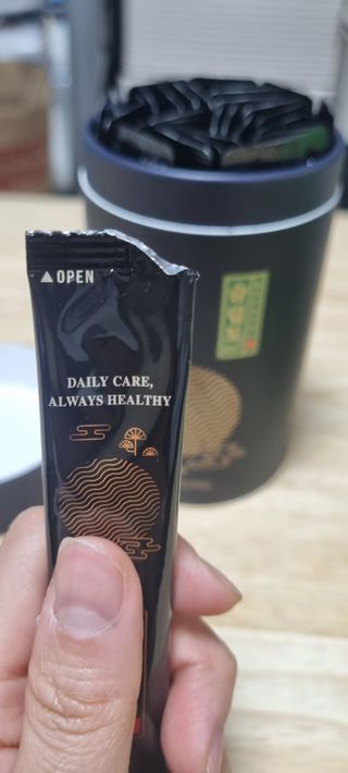 프리마인 자체 기업부설 연구소에서 찾아낸 건강한 수면의 비밀.  슬립토 플러스 30포 — 3점을 준 리뷰어가 2023년 5월 올린 사용 사진