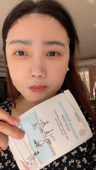 세뚜아(Cettua) [세뚜아] 모이스처 밸런싱 페이셜 마스크 Cettua Moisture Balancing Facial Mask 5매 — 5점을 준 리뷰어가 2024년 3월 올린 사용 사진
