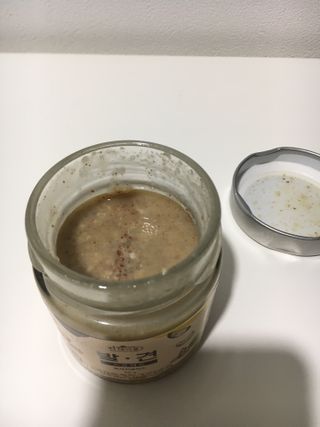 진테이블 발.견 스프레드  오리지널믹스 90g + 카카오스윗믹스 90g 2종 세트 — 5점을 준 리뷰어가 2022년 8월 올린 사용 사진