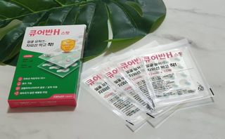 [큐어반H 스팟] 자외선 99프로 차단되는 스틱타입 스팟밴드(1팩 / 66매입) — 5점을 준 리뷰어가 2022년 11월 올린 사용 사진