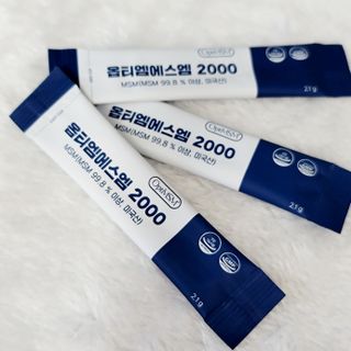 바른비타민 옵티엠에스엠2000 1박스 60포 관절 연골 복합건강기능식품 — 5점을 준 리뷰어가 2021년 6월 올린 사용 사진