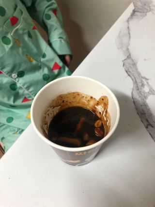 유비쿡 컵떡볶이 매운컵떡볶이2개/ 짜장컵떡볶이 2개  총 4개세트 — 5점을 준 리뷰어가 2021년 3월 올린 사용 사진