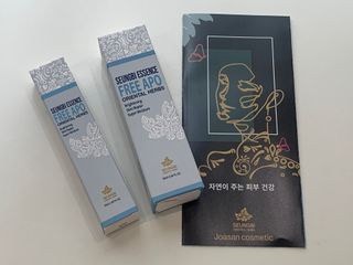 조아산코스메틱 승비 에센스 프리아포 오리엔탈 허브 크림 + 승비 에센스 프리아포 오리엔탈 허브 스킨 SET — 5점을 준 리뷰어가 2022년 5월 올린 사용 사진