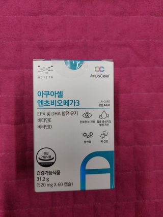 메디포스트 모비타 아쿠아셀 엔초비오메가3 60캡슐 — 5점을 준 리뷰어가 2022년 12월 올린 사용 사진