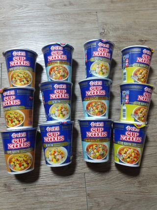 NISSIN 닛신 컵누들  4종 - 씨푸드오리지날, 씨푸드 스파이시, 씨푸드 커리, 씨푸드 XO소스 — 5점을 준 리뷰어가 2022년 3월 올린 사용 사진