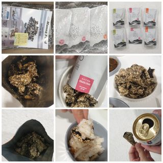 오봉산꽃부각 [만나식품] 오봉산 꽃부각 3가지 맛(오리지널, 새우맛, 매운고추맛) — 5점을 준 리뷰어가 2023년 1월 올린 사용 사진