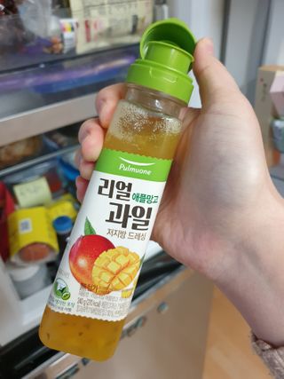 [풀무원] 리얼 과일  저지방 드레싱 240g 3종 — 5점을 준 리뷰어가 2021년 3월 올린 사용 사진