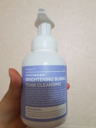 약손명가코스메틱 에오스보떼 브라이트닝 버블 폼 클렌징 300ml — 5점을 준 리뷰어가 2021년 12월 올린 사용 사진
