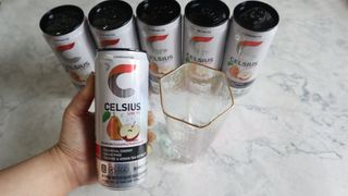 셀시어스 오리지널 325ml 에너지 비타민 피트니스 드링크(24can) 다이어트 음료 — 5점을 준 리뷰어가 2022년 5월 올린 사용 사진