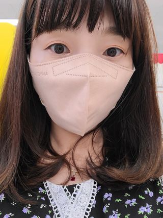[애니가드] 셋업 메베마스크라이트  (대형 4컬러 + 중형 4컬러) — 5점을 준 리뷰어가 2022년 6월 올린 사용 사진