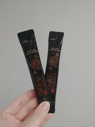 프리마인 자체 기업부설 연구소에서 찾아낸 건강한 수면의 비밀.  슬립토 플러스 30포 — 5점을 준 리뷰어가 2021년 9월 올린 사용 사진