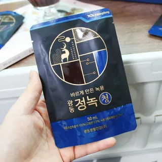광동생활건강 [광동] 바르게 만든 녹용, 광동정녹청 — 5점을 준 리뷰어가 2021년 12월 올린 사용 사진