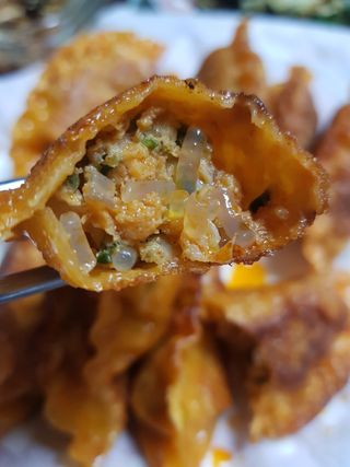 한만두 진한 해물맛 짬뽕만두 1kg — 5점을 준 리뷰어가 2021년 4월 올린 사용 사진