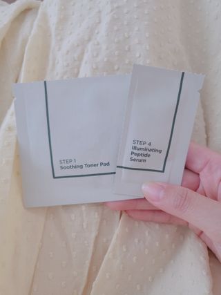 태그스킨 4스텝 주름개선 피부미백 영양 마스크팩 3개 세트(최신버전) — 5점을 준 리뷰어가 2022년 6월 올린 사용 사진