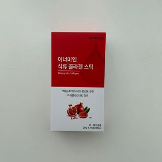 이너미인 석류 콜라겐 스틱 — 5점을 준 리뷰어가 2021년 1월 올린 사용 사진