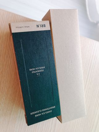 풀무원 브리엔 엔젤리카 허브 브라이트닝 클렌저+전용펌프 — 4.5점을 준 리뷰어가 2021년 3월 올린 사용 사진