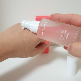 산다화 더블 이펙트 안티 링클 세럼 50ml — 5점을 준 리뷰어가 2021년 11월 올린 사용 사진