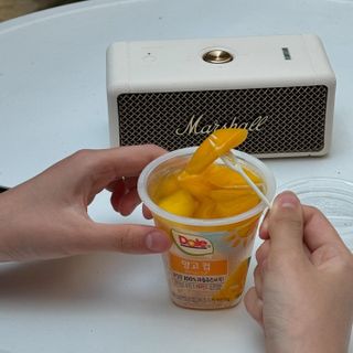 돌 MF[Dole] 파인애플컵/망고컵/복숭아컵 198g 6입X1박스 (맛 1가지 랜덤 발송) — 5점을 준 리뷰어가 2024년 5월 올린 사용 사진