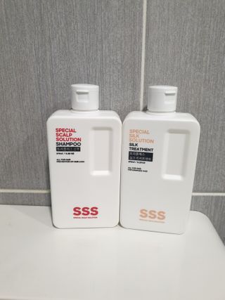 트리플에스 탈모 샴푸 275ml + 실크 트리트먼트 275ml — 3점을 준 리뷰어가 2021년 2월 올린 사용 사진