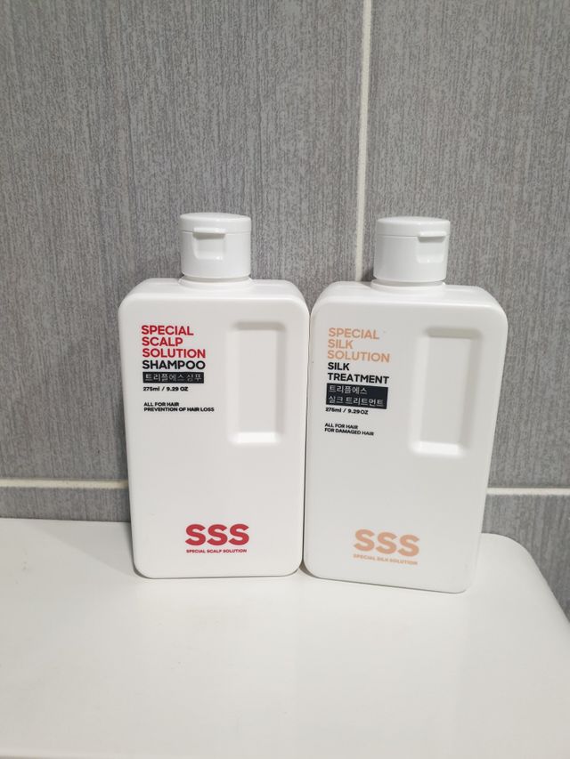 트리플에스 탈모 샴푸 275ml + 실크 트리트먼트 275ml 리뷰 사진