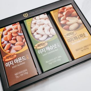 짜먹는 이지견과 짜먹는 이지아몬드, 짜먹는 이지허니피넛, 짜먹는 이지캐슈넛 각 10g X  10포 — 5점을 준 리뷰어가 2021년 3월 올린 사용 사진