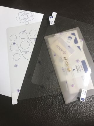 아클리브 Premium 항균 항바이러스 액정 보호필름(iPad) — 5점을 준 리뷰어가 2022년 1월 올린 사용 사진