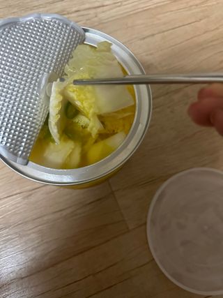 셰프애찬 단호박 백김치 1kg — 5점을 준 리뷰어가 2022년 10월 올린 사용 사진