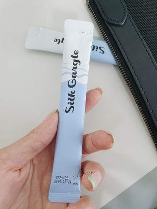 실크가글 실크단백질 함유 구강청결제 11ml 50포 — 5점을 준 리뷰어가 2021년 9월 올린 사용 사진