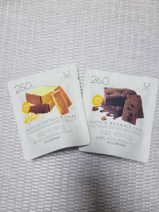 신상품) 딜라이트 프로젝트 프로틴  브라우니칩/ 카스테라칩 총 6EA — 5점을 준 리뷰어가 2022년 6월 올린 사용 사진