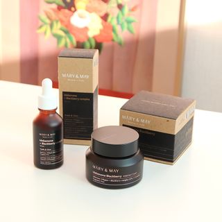 마리엔메이  이데베논 블랙베리 보습 크림 + 세럼 — 5점을 준 리뷰어가 2021년 10월 올린 사용 사진