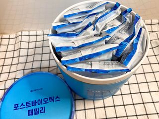 서울약사신협_포스트바이오틱스패밀리_5g x 100포 — 5점을 준 리뷰어가 2021년 3월 올린 사용 사진