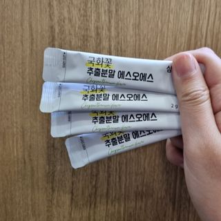 체인미 국화꽃 추출분말 에스오에스 곡류효소 과일채소 17종 혼합 분말 스틱 — 5점을 준 리뷰어가 2021년 11월 올린 사용 사진