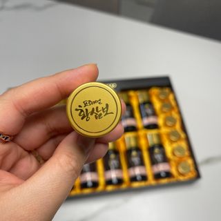 서울약사신협_프리미엄황삼골드_3.75g x 12환+75mgx12병 — 4.5점을 준 리뷰어가 2021년 1월 올린 사용 사진