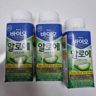LIVE 매일바이오 알로에 드링킹 요거트 — 4점을 준 리뷰어가 2022년 4월 올린 사용 사진