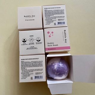 버블데이 배쓰밤 거품입욕제 버블바 6종 — 5점을 준 리뷰어가 2021년 8월 올린 사용 사진