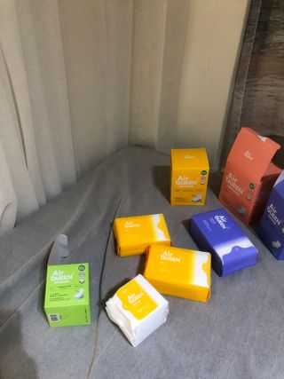 에어퀸 뉴브레스 유기농 생리대 4종 (팬티라이너 20P + 중형 10P + 대형 10P + 오버나이트 8P)_체험단 — 5점을 준 리뷰어가 2024년 8월 올린 사용 사진